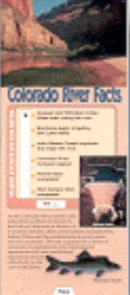 Colorado River Facts Slide Card