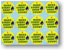 Water Awareness Stickers