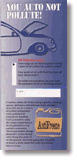 You Auto Not Pollute! Slide Card